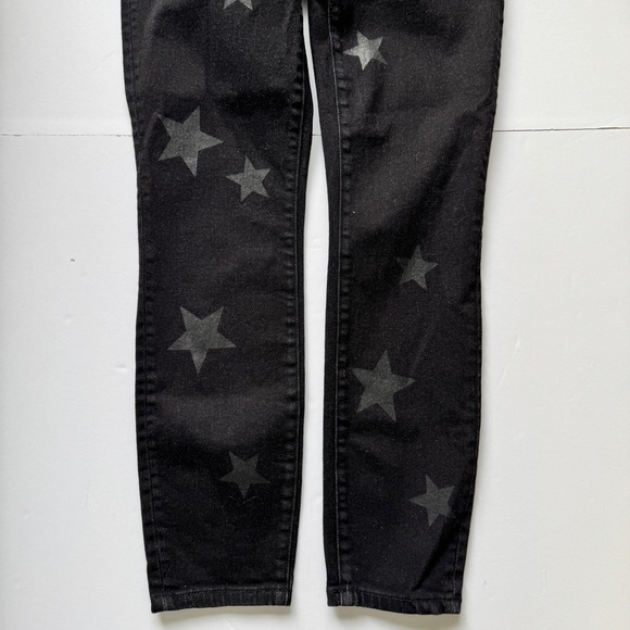 Current Elliott High Waist Vineland Star Black Gray Skinny Jeans Denim Sz 26 - Picture 14 of 16